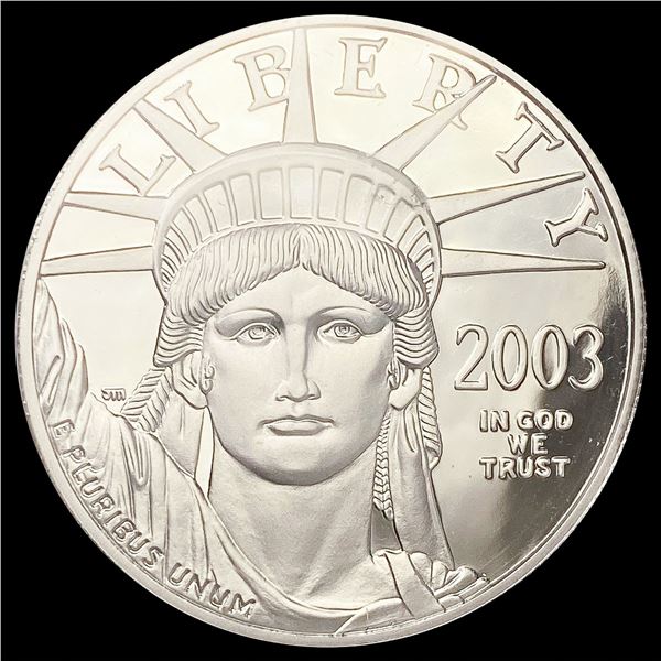 2003-W 1oz Platinum $100 Liberty CLOSELY UNC