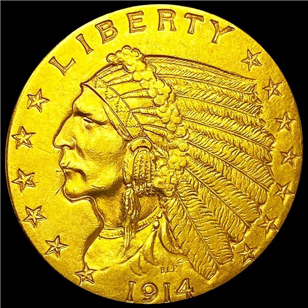 1914 $2.50 Gold Quarter Eagle GEM PROOF