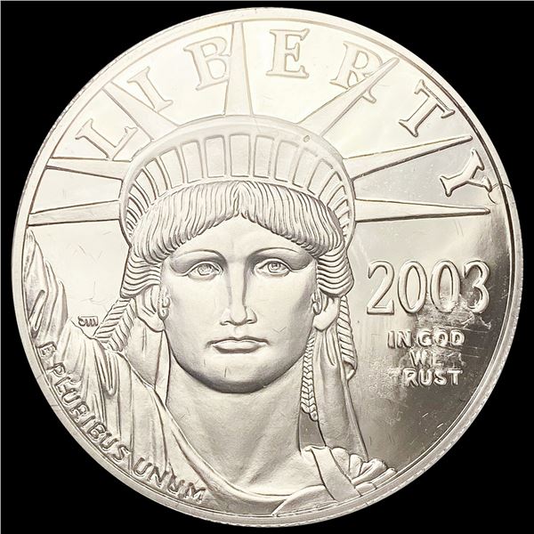 2003-W 1oz Platinum $100 Liberty UNCIRCULATED