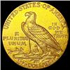 Image 2 : 1909 $2.50 Gold Quarter Eagle CLOSELY UNC