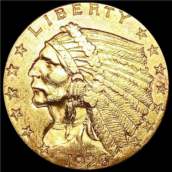1926 $2.50 Gold Quarter Eagle CLOSELY UNC