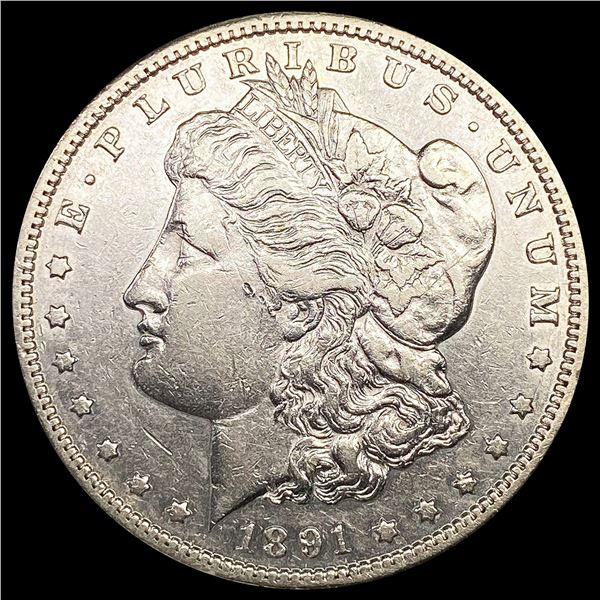 1891-CC Morgan Silver Dollar CLOSELY UNCIRCULATED