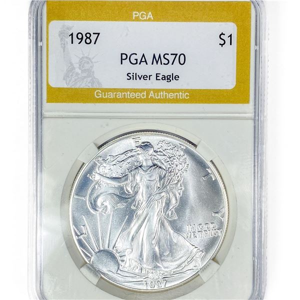 1987 American Silver Eagle PGA MS70
