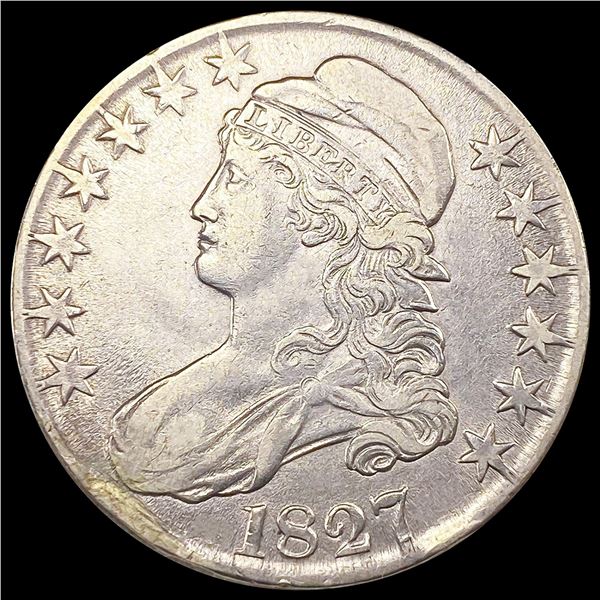 1827 Capped Bust Half Dollar CLOSELY UNCIRCULATED