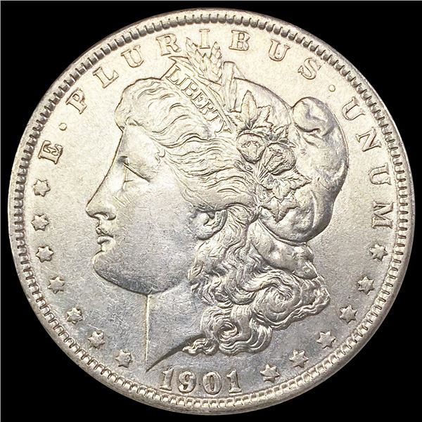 1901 Morgan Silver Dollar CLOSELY UNCIRCULATED