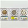 Image 2 : 1956 Set (3) Franklin Half Dollar PCGS MS65