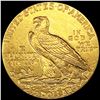 Image 2 : 1908 $2.50 Gold Quarter Eagle CLOSELY UNC