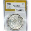 Image 1 : 1903 Morgan Silver Dollar PGA MS64