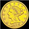 Image 1 : 1906 $2.50 Gold Quarter Eagle LIGHTLY CIRCULATED