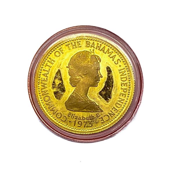 1973 Bahamas .0805 Gold $50 Dollars