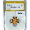 Image 1 : 1920-D Wheat Cent PGA MS65+ RED