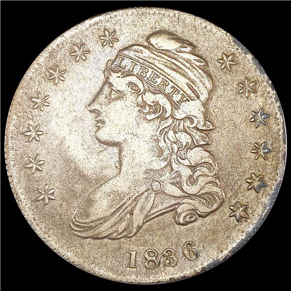 1836 Capped Bust Half Dollar LIGHTLY CIRCULATED