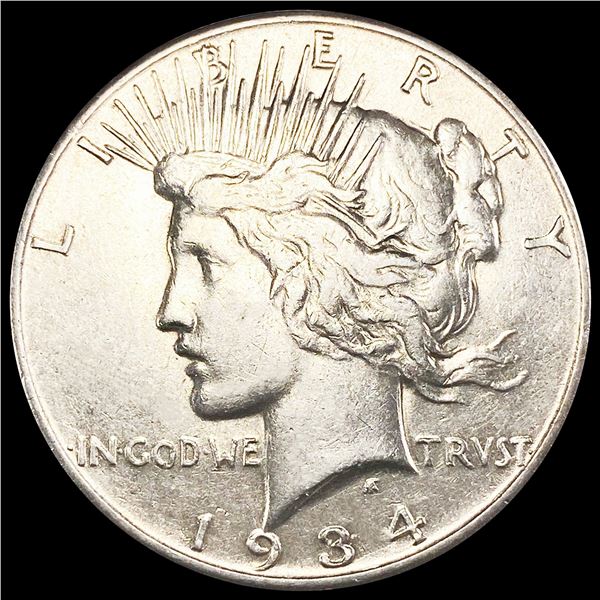 1934-S Silver Peace Dollar CLOSELY UNCIRCULATED