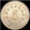 Image 2 : 1872 Shield Nickel CLOSELY UNCIRCULATED