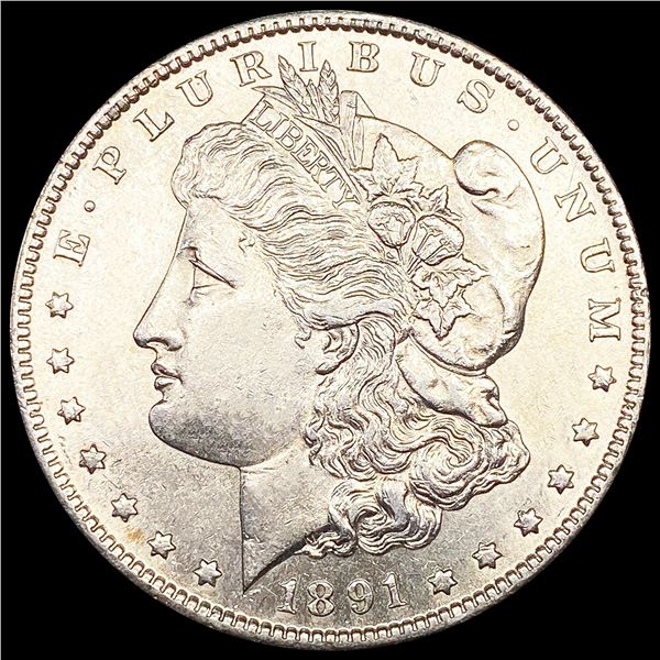 1891-S Morgan Silver Dollar UNCIRCULATED