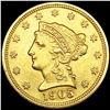 Image 1 : 1905 $2.50 Gold Quarter Eagle UNCIRCULATED