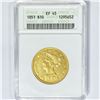 Image 1 : 1851 $10 Gold Eagle ANACS EF45