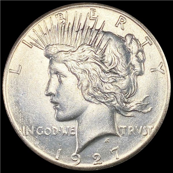 1927 Silver Peace Dollar CLOSELY UNCIRCULATED
