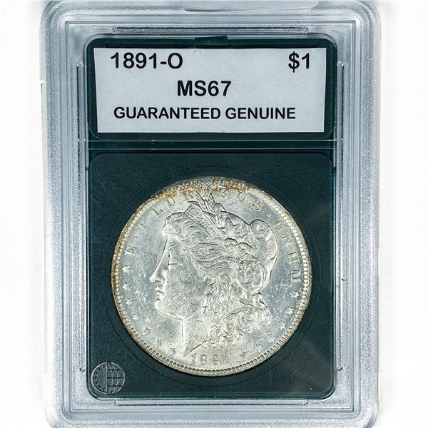 1891-O Morgan Silver Dollar GG MS67
