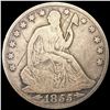 Image 1 : 1855-O Arrows Seated Liberty Half Dollar NICE CIRC