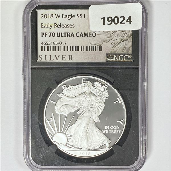 2018-W American Silver Eagle NGC PF70 UC