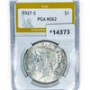 Image 1 : 1927-S Silver Peace Dollar PGA MS62