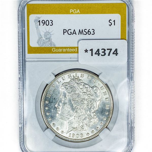 1903 Morgan Silver Dollar PGA MS63