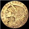 Image 1 : 1909 $2.50 Gold Quarter Eagle NEARLY UNCIRCULATED