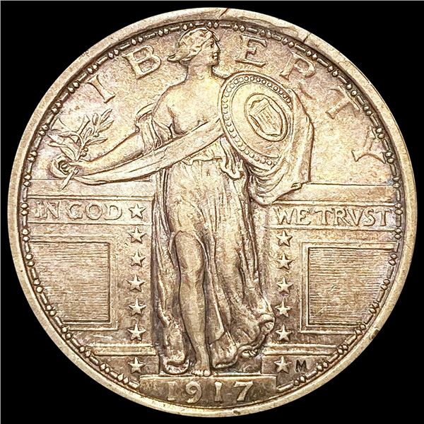 1917 Standing Liberty Quarter CLOSELY UNC