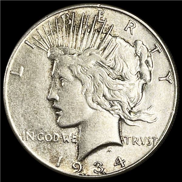 1934-S Silver Peace Dollar CLOSELY UNCIRCULATED