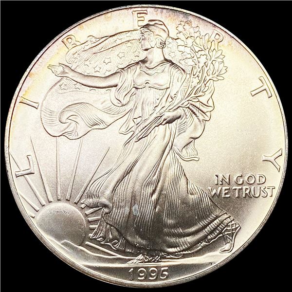 1995 American 1oz Silver Eagle SUPERB GEM BU
