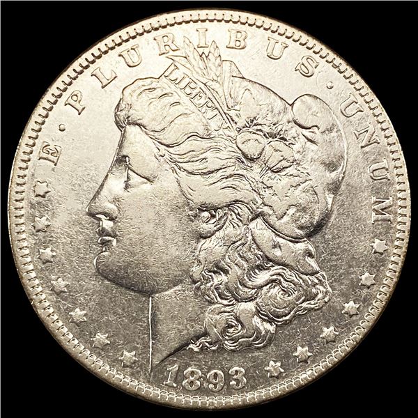 1893 Morgan Silver Dollar NEARLY UNCIRCULATED