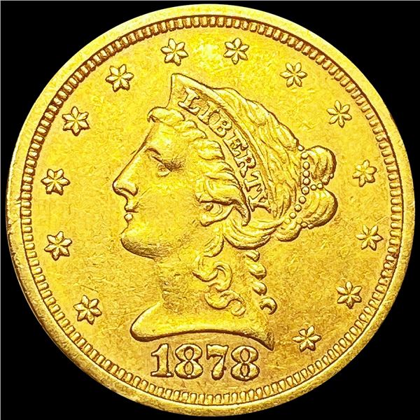 1878-S $2.50 Gold Quarter Eagle UNCIRCULATED