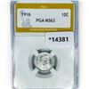 Image 1 : 1916 Barber Dime PGA MS63
