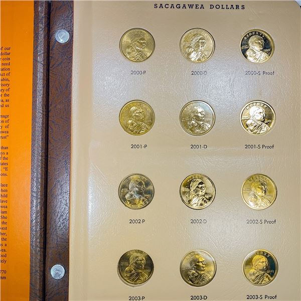 2000-2015 Sacagawea Gold Dollar Book (42 Coins)