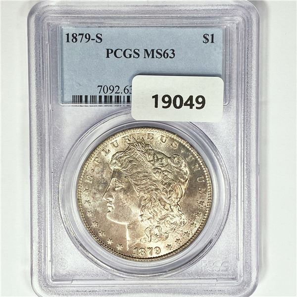 1879-S Morgan Silver Dollar PCGS MS63