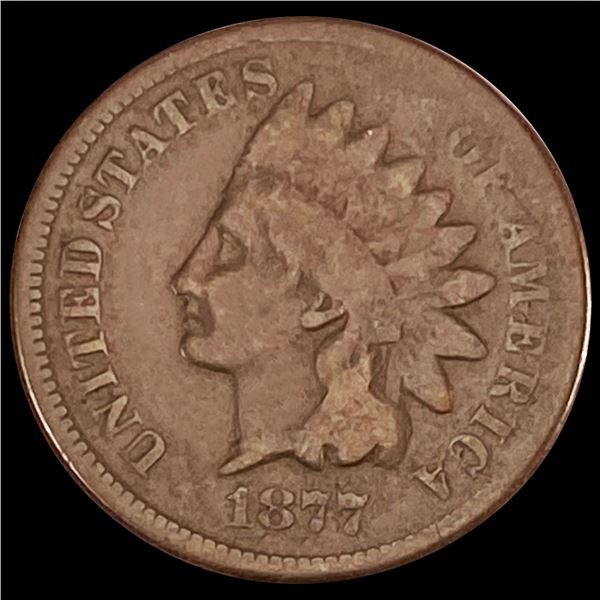 1877 Indian Head Cent NICELY CIRCULATED