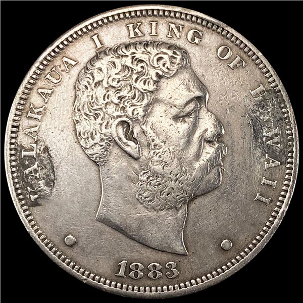 1883 Kingdom of Hawaii Dollar HIGH GRADE