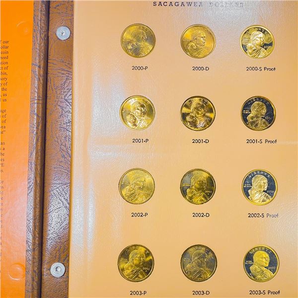 2000-2014 Sacagawea Gold Dollar Book (43 Coins)