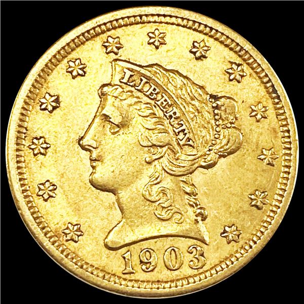 1903 $2.50 Gold Quarter Eagle CLOSELY UNC