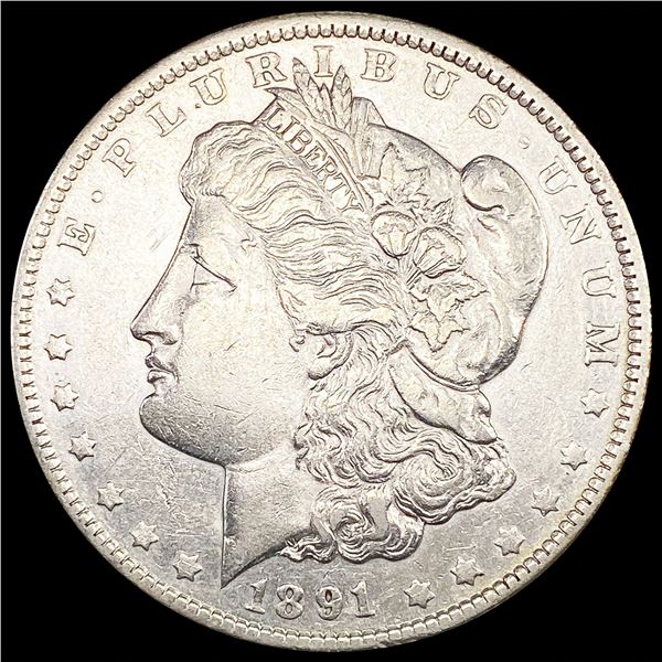 1891-O Morgan Silver Dollar CLOSELY UNCIRCULATED