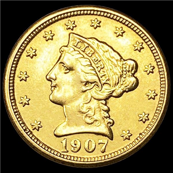 1907 $2.50 Gold Quarter Eagle UNCIRCULATED