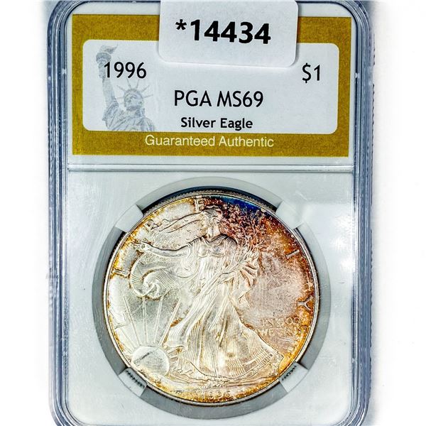 1996 American Silver Eagle PGA MS69