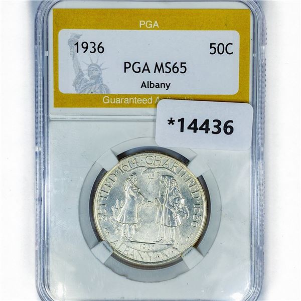 1936 Albany Half Dollar PGA MS65