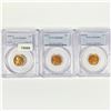 Image 1 : 1941-1954 Set (3) Wheat Cent PCGS MS66 RD