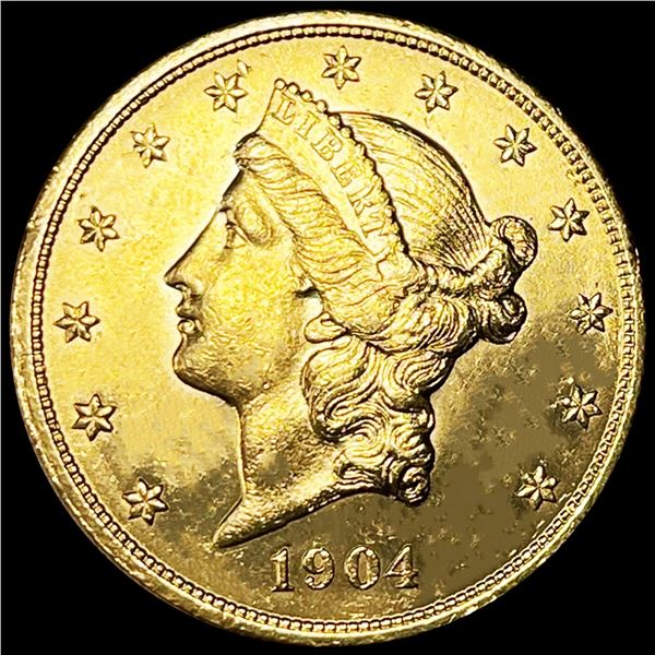 1904 $20 Gold Double Eagle UNCIRCULATED