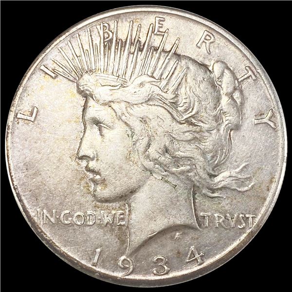 1934-S Silver Peace Dollar NICELY CIRCULATED