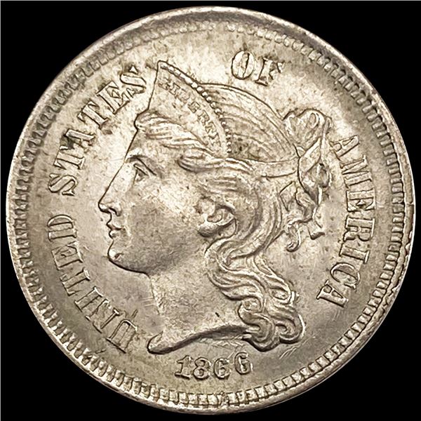 1866 Nickel Three Cent UNCIRCULATED