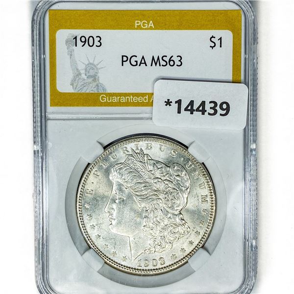 1903 Morgan Silver Dollar PGA MS63