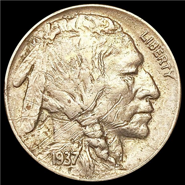 1937-D 3-Leg Buffalo Nickel HIGH GRADE